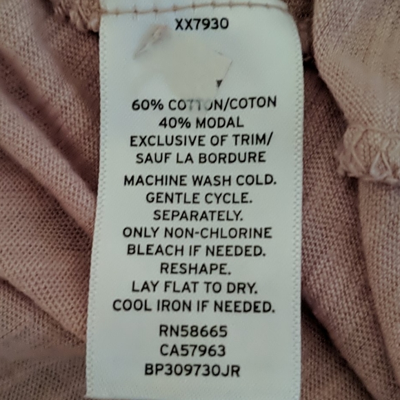 dusty rose tank crotchet back - Picture 4 of 4